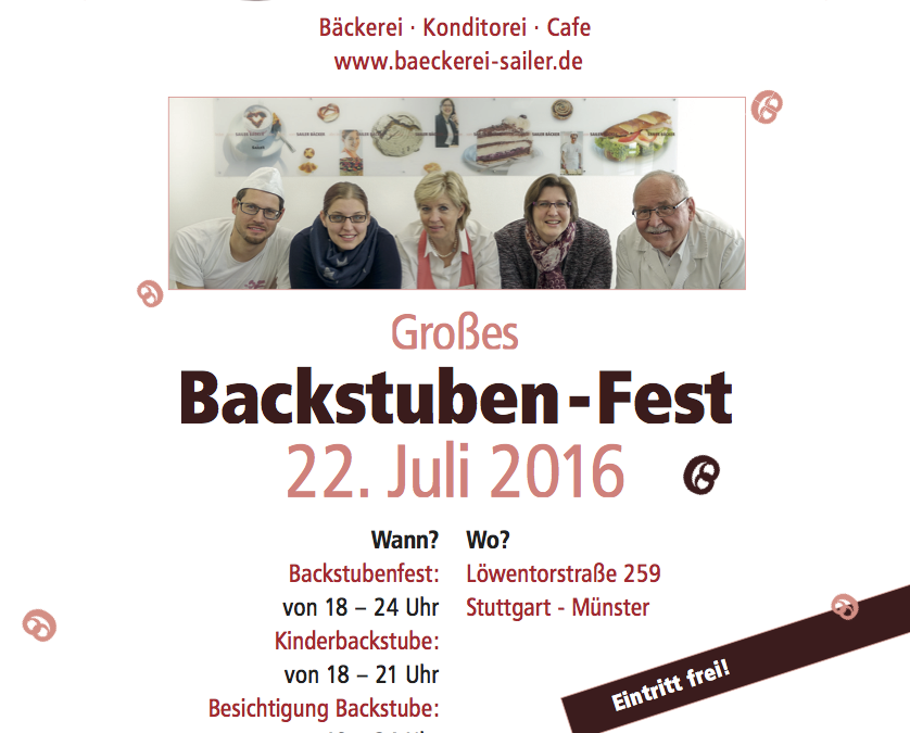 85 Jahre Bäckerei Sailer – das muss gefeiert werden!