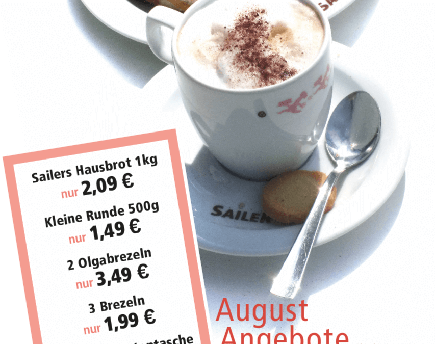 Unsere Angebote im August
