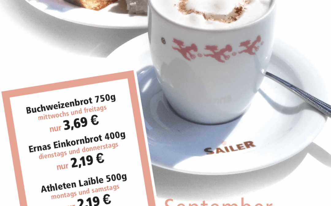 Unsere Angebote im September