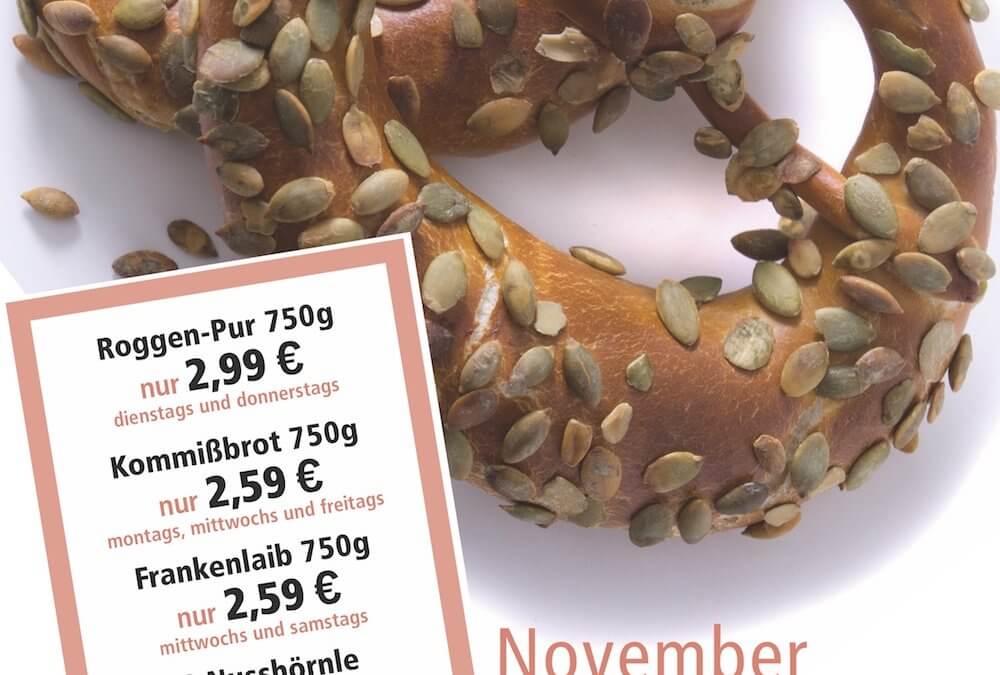 Unsere Angebote im November