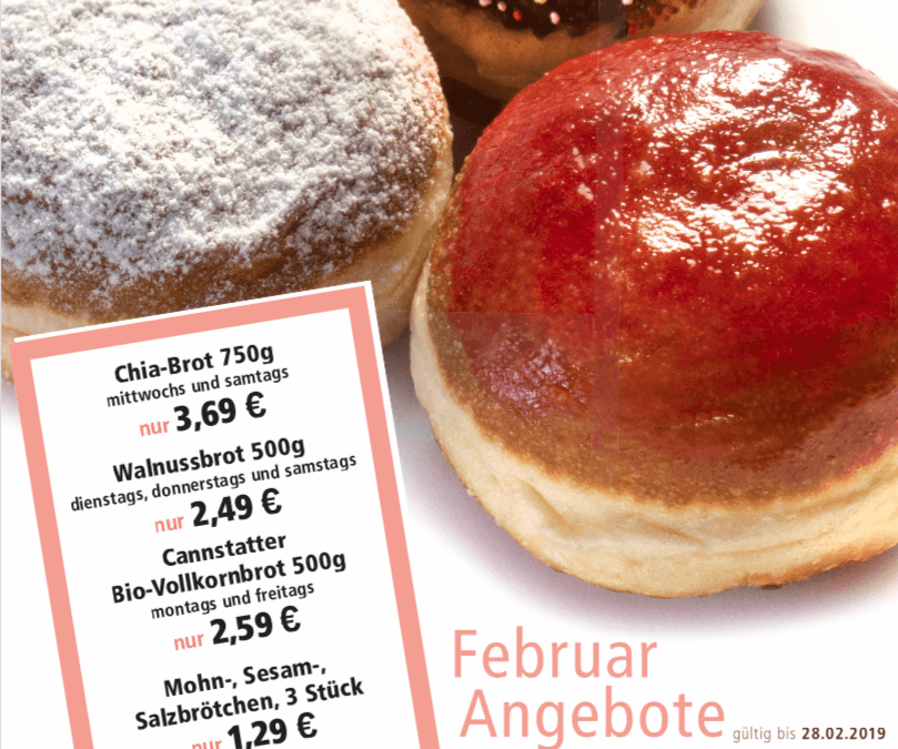 Unsere Angebote im Februar