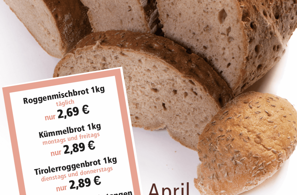 Unsere Angebote im April