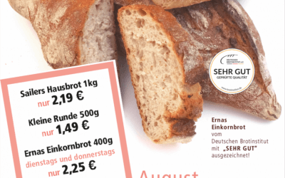 Unserer Angebote im August