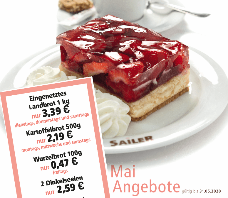 Unsere Angebote im Mai