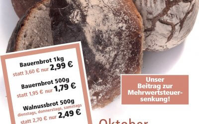 Unsere Angebote im Oktober