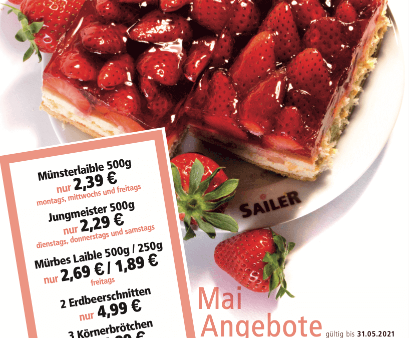 Unsere Angebote im Mai