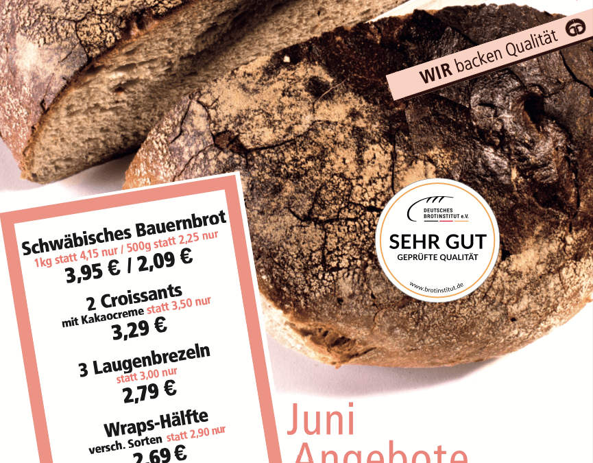 Unsere Angebote im Juni