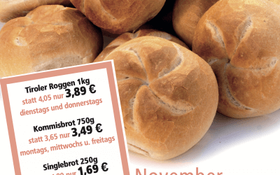 Unsere Angebote im November