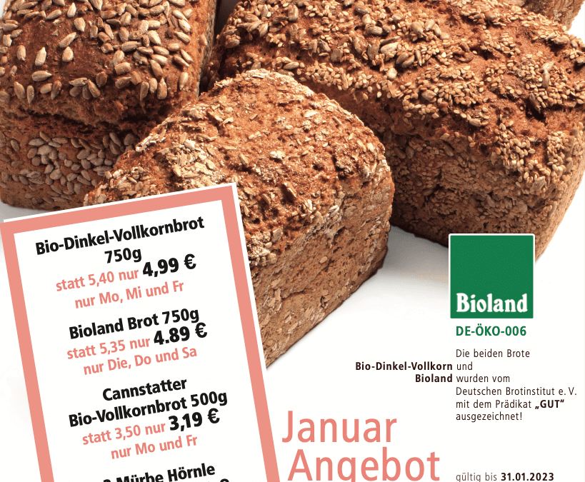 Unsere Angebote im Januar