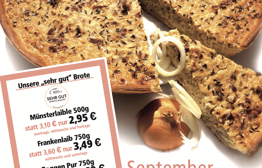 Unsere Angebote im September