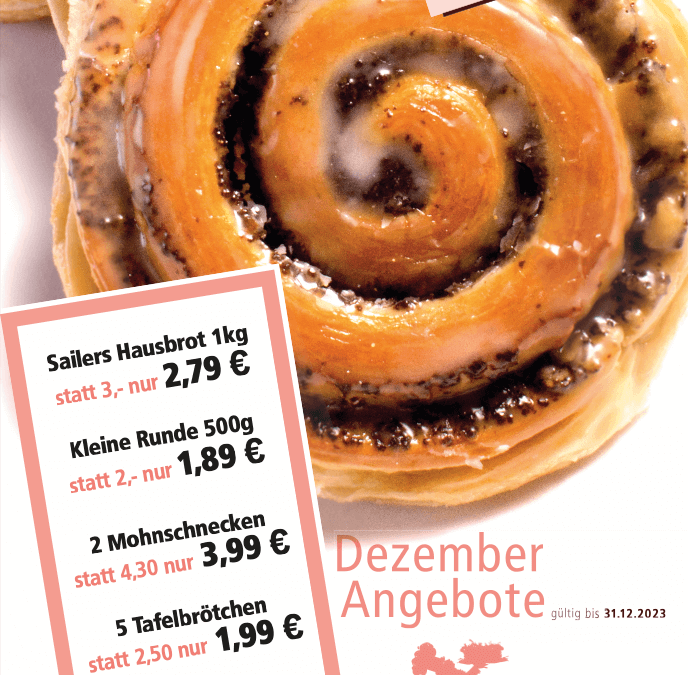 Unsere Angebote im Dezember