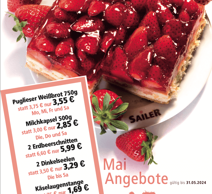 Unsere Angebote im Mai