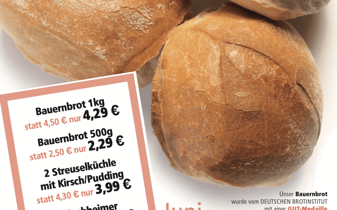 Unsere Angebote im Juni