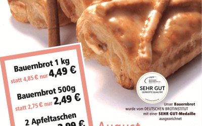 Unsere Angebote im August