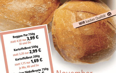 Unsere Angebote im November