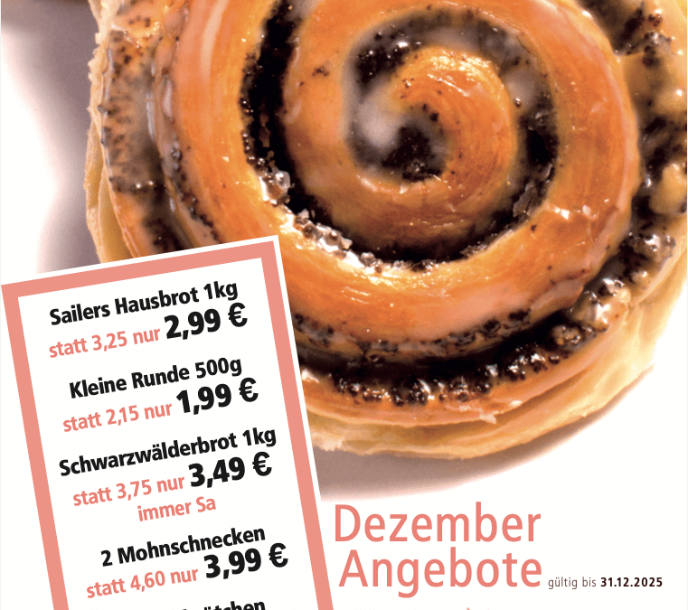Unsere Angebote im Dezember
