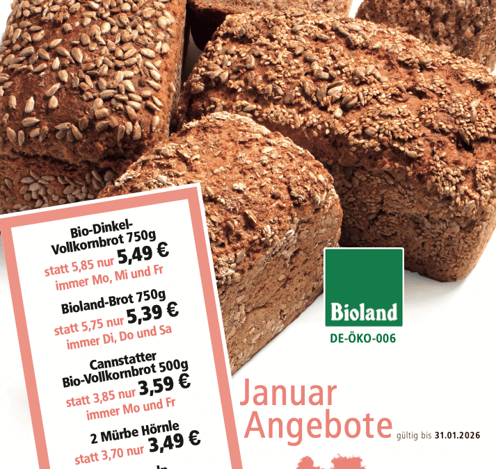Unsere Angebote im Januar