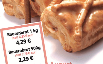 Unsere Angebote im August